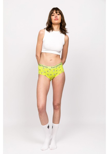 x Kurtaran Ev - Desenli Kadın Boyshort Külot - Dani modelleri