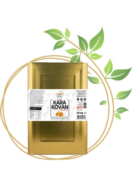 Karakovan Süzme Bal 25 kg Teneke