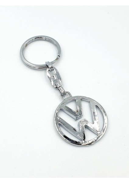 Volkswagen Logolu Metal Anahtarlık - Volkswagen Logolu Metal
