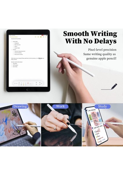 Android Tüm Tablet Telefonlarla Uyumlu Stylus Dokunmatik Tablet Kalemi Pencil Yazı Çizim