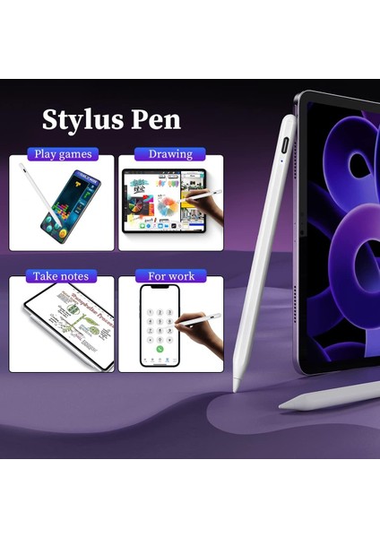 Android Tüm Tablet Telefonlarla Uyumlu Stylus Dokunmatik Tablet Kalemi Pencil Yazı Çizim