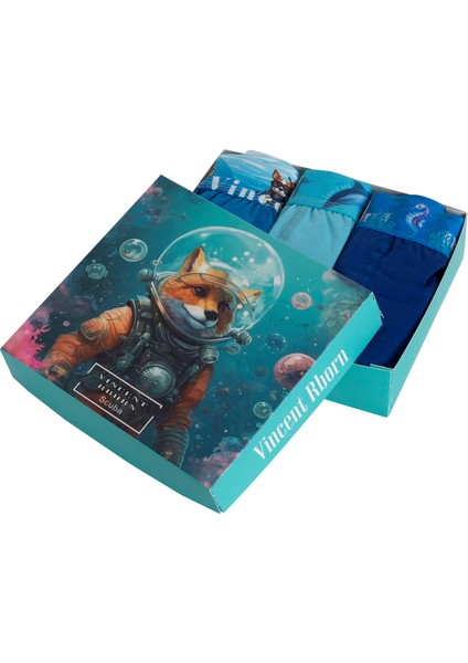 Erkek Boxer 3 Adet - Scuba Series