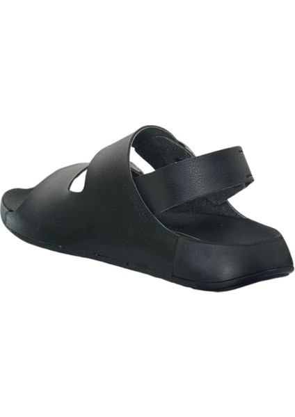 00206 Siyah Erkek Günlük Sandalet modelleri