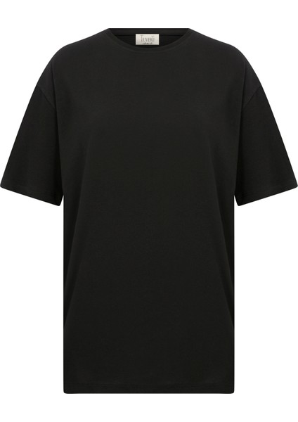 Natu- Nakış Işlemeli Oversize Pamuklu T-Shirt