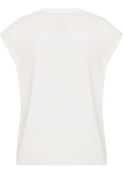 Brenda- Pamuklu Slim Fit Düşük Omuz T-Shirt fiyatları