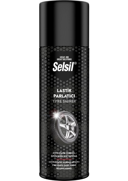 Selsil Lastik Parlatıcı Sprey 500 ml - 1 Adet
