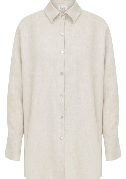 Karen- Gömlek Oversize Yırtmaçlı