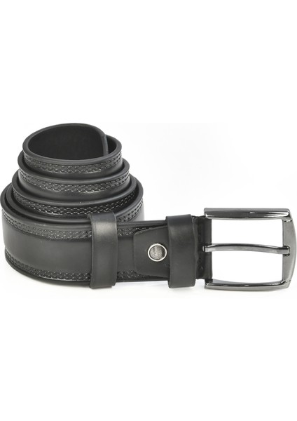 4 cm Eninde Yanları Dikiş Nakışlı Mat Suni Deri Kemer 2402611 modelleri