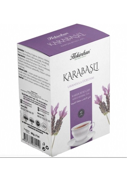 Karabaş Karışık Çay Süzen Poşet 45 Li