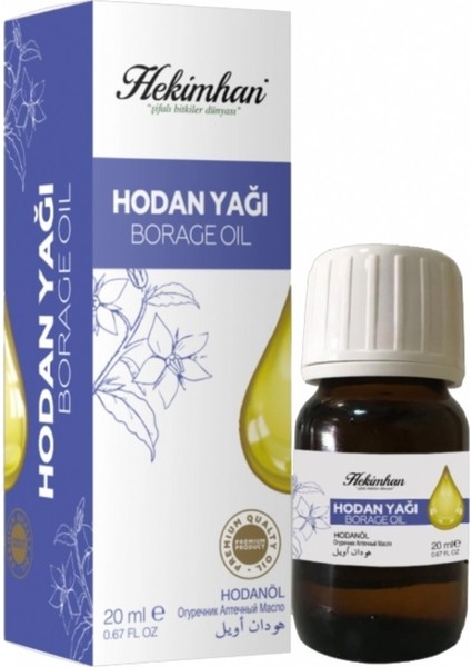 Hodan Yağı Soğuk Pres 20 ml
