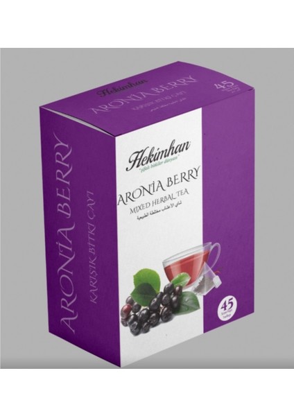 Aronia Berry Karışık Çay Süzen Poşet 45'li