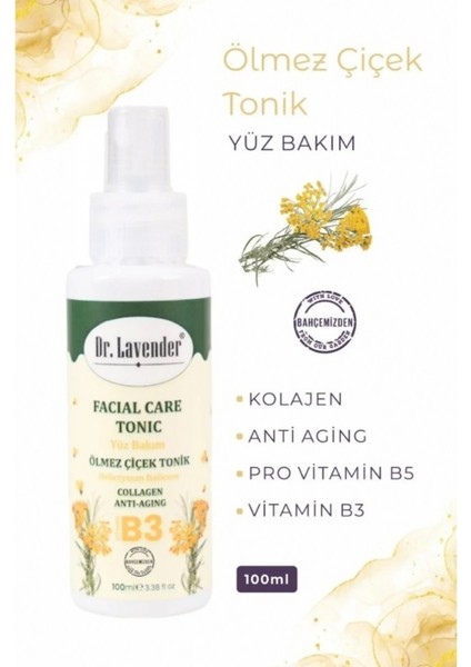 Altın Otu Ölmez Çiçek Yüz Toniği 100ML