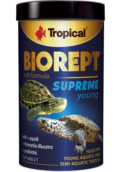 Biorept Supreme Young Yavru Su Kaplumbağası Yemi 100 ml