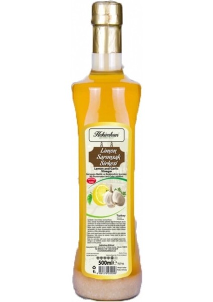 Doğal Limon Sarımsak Sirkesi 500 ml
