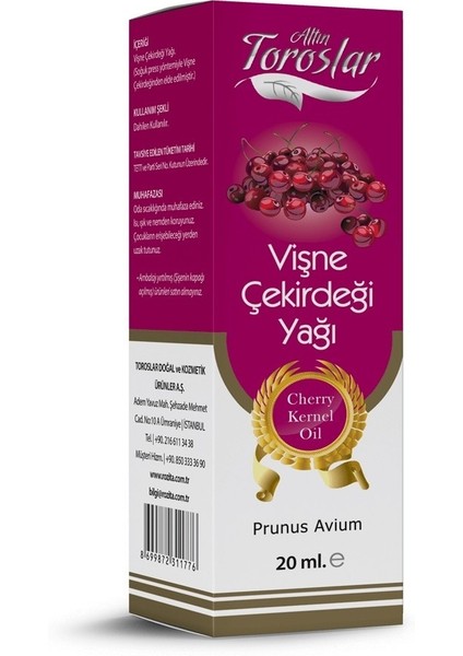 Vişne Çekirdeği Yağı 20ML