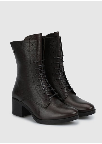 Kahve Deri Kadın Bot fiyatları