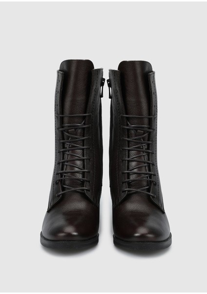 Kahve Deri Kadın Bot modelleri