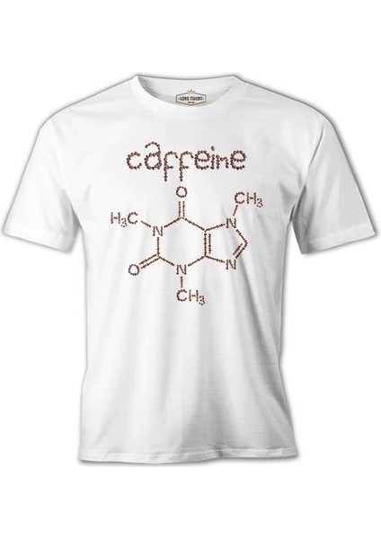 Kimya - Kafein Element Beyaz Erkek Tshirt
