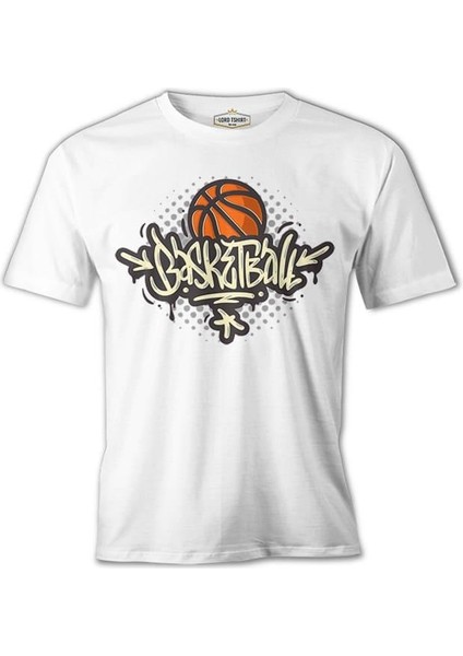 Basketbol Star Beyaz Erkek Tshirt