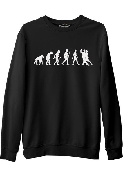 Evolution Of Dance - Tango Siyah Erkek Kalın Sweatshirt