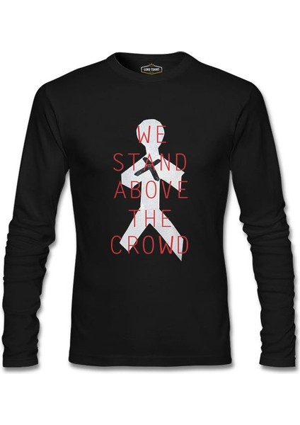 Three Days Grace - Stand Above Siyah Erkek Sweatshirt