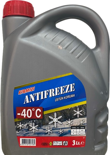 Kırmızı Antifiriz (-40) 3lt Quatro