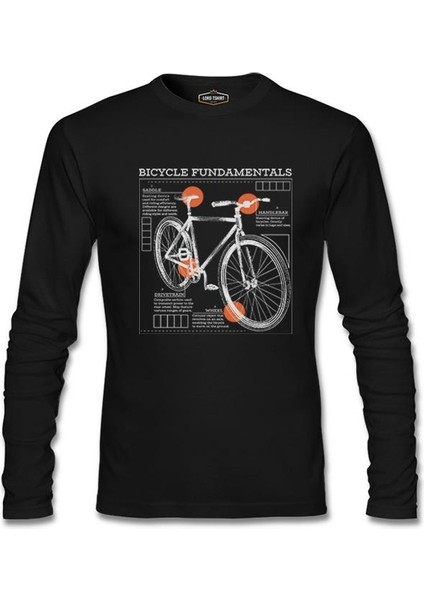 Bicycle Fundamentals Siyah Erkek Sweatshirt