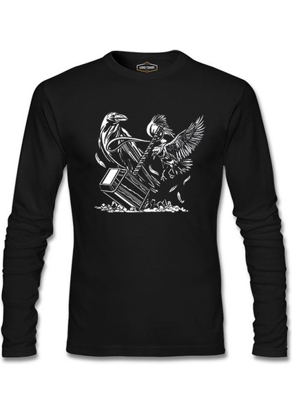 Hammer And The Crows Siyah Erkek Sweatshirt