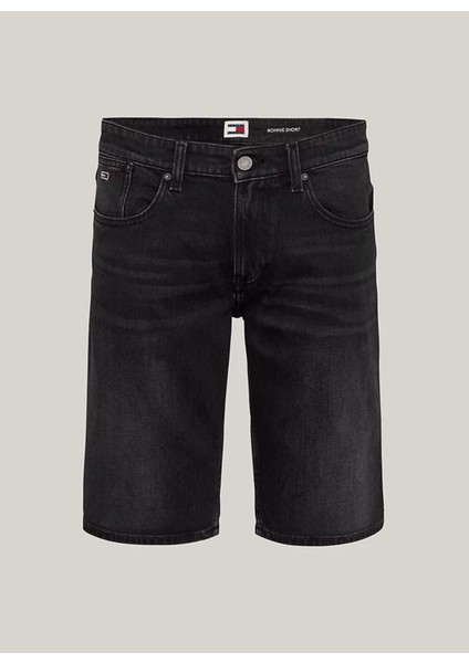 Normal Siyah Erkek Denim Şort DM0DM187841BZ