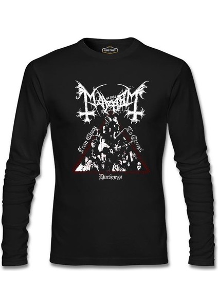 Mayhem - From Chaos To Eternal Darkness Siyah Erkek Sweatshirt
