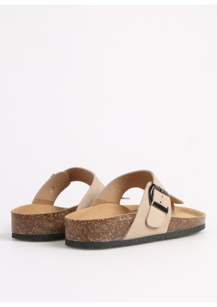 Bej Kadın Terlik 11 Fınger modelleri