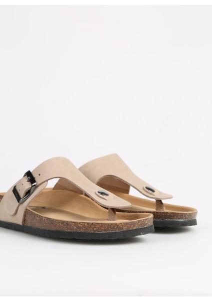 Bej Kadın Terlik 11 Fınger indirimleri