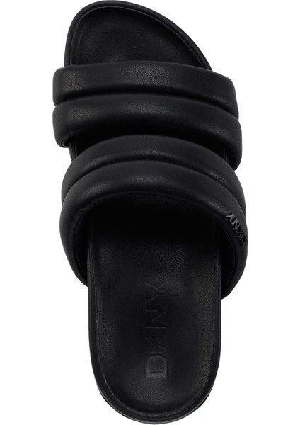 Siyah Kadın Terlik Inah - Double Band Slıde modelleri