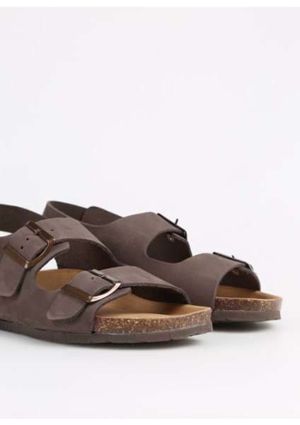 Deri Kahve Kadın Sandalet 11 Sahara indirimleri