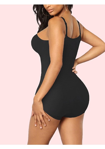 1234 Ip Askılı Sıkılaştırıcı Çıtçıtlı Kadın Zıbın Korse Siyah fiyatları