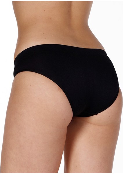 1234 Dikişsiz Seamless Slip Bikini Kadın Toparlayıcı Külot Siyah modelleri