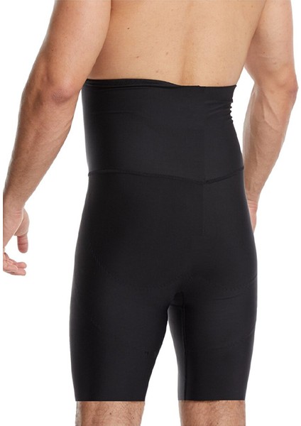 Dikişsiz Yüksek Bel Göbek Toparlayıcı Sıkılaştırıcı Göbek Düzleştirici Erkek Boxer Korse Siyah fırsatları