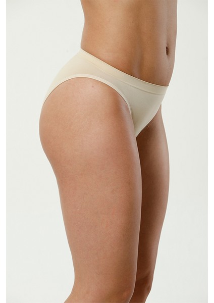 1234 Dikişsiz Seamless Slip Bikini Kadın Toparlayıcı Külot Ten modelleri