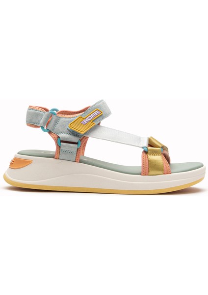 Deri + Tekstil Çok Renkli Kadın Sandalet 12408002 fiyatları