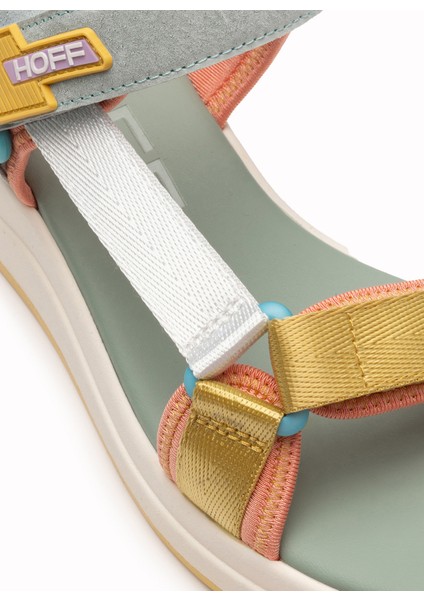 Deri + Tekstil Çok Renkli Kadın Sandalet 12408002 modelleri