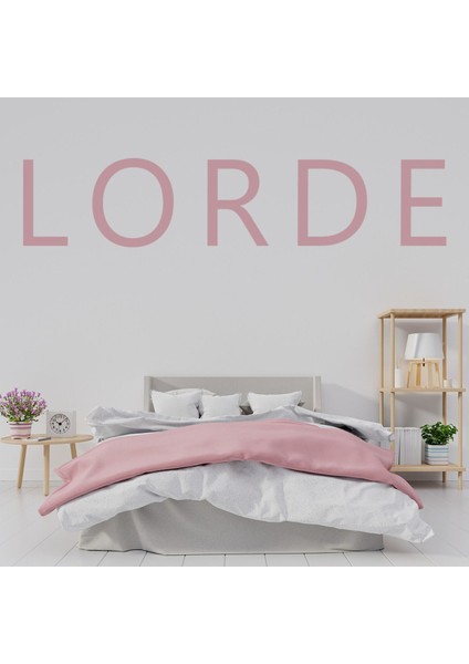 Lorde Bant Logosu Dekoratif Duvar Sticker Çıkartma Oturma Odası Salon