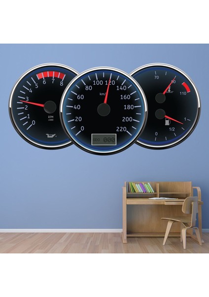 Hız Göstergesi Speedo Dekoratif Duvar Sticker Çıkartma Bebek Çocuk Odası
