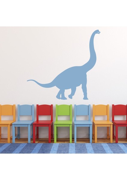 Brontosaurus Dinozor Çocuklar Dekoratif Duvar Sticker Çıkartma Bebek Çocuk Odası