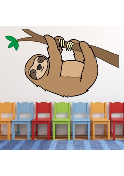 Bu Benim Değil... Tembellik Dekoratif Duvar Sticker Çıkartma Bebek Çocuk Odası