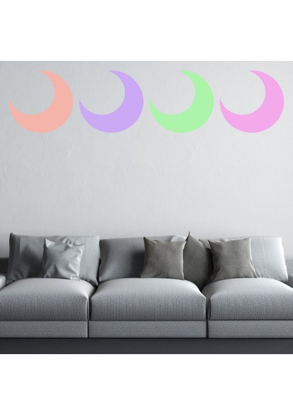 Hilal Anaokulu Dekoratif Duvar Çıkartma Paketi Bebek Çocuk Odası