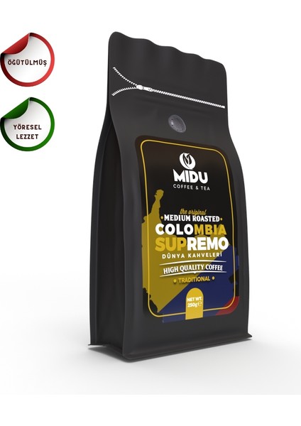 Colombia Supremo Filtre Kahve 250GR