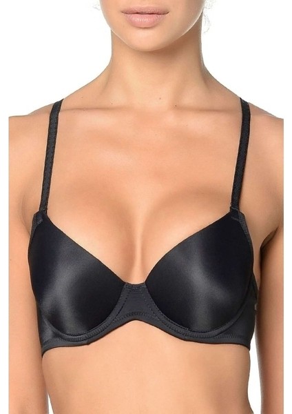 Orkide Kadın Siyah Günlük Basic Dolgulu Push-Up Sütyen 2250