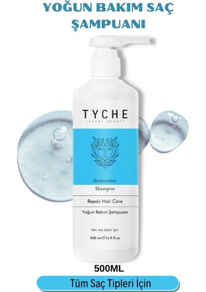 Luxury Beauty Yıpranmış Saçlara Özel Yoğun Bakım Şampuanı Restorative Shampoo Repair Hair Care 500ML