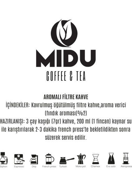 Filtre Fındık Aromalı 250 Gr. modelleri