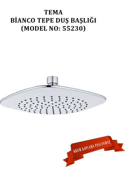 Bianco Tepe Duş Başlıkları (Model No: 55230)